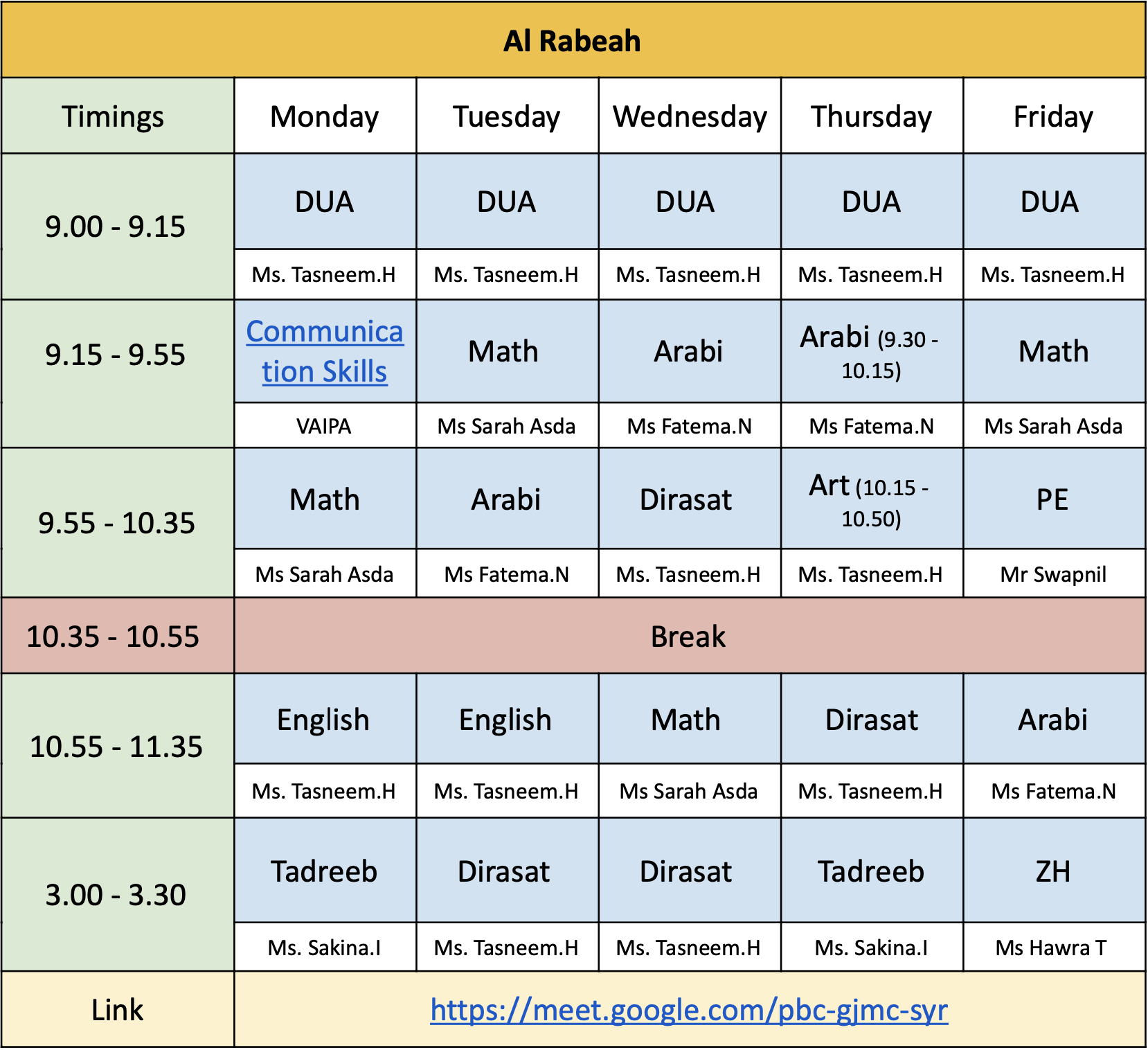 Rabeah TT_week26